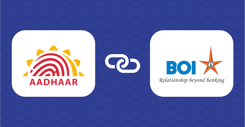 How to Link an Aadhaar Card with a Bank of India Account?