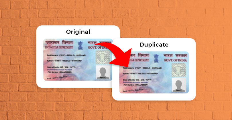 Apply for a Duplicate PAN Card